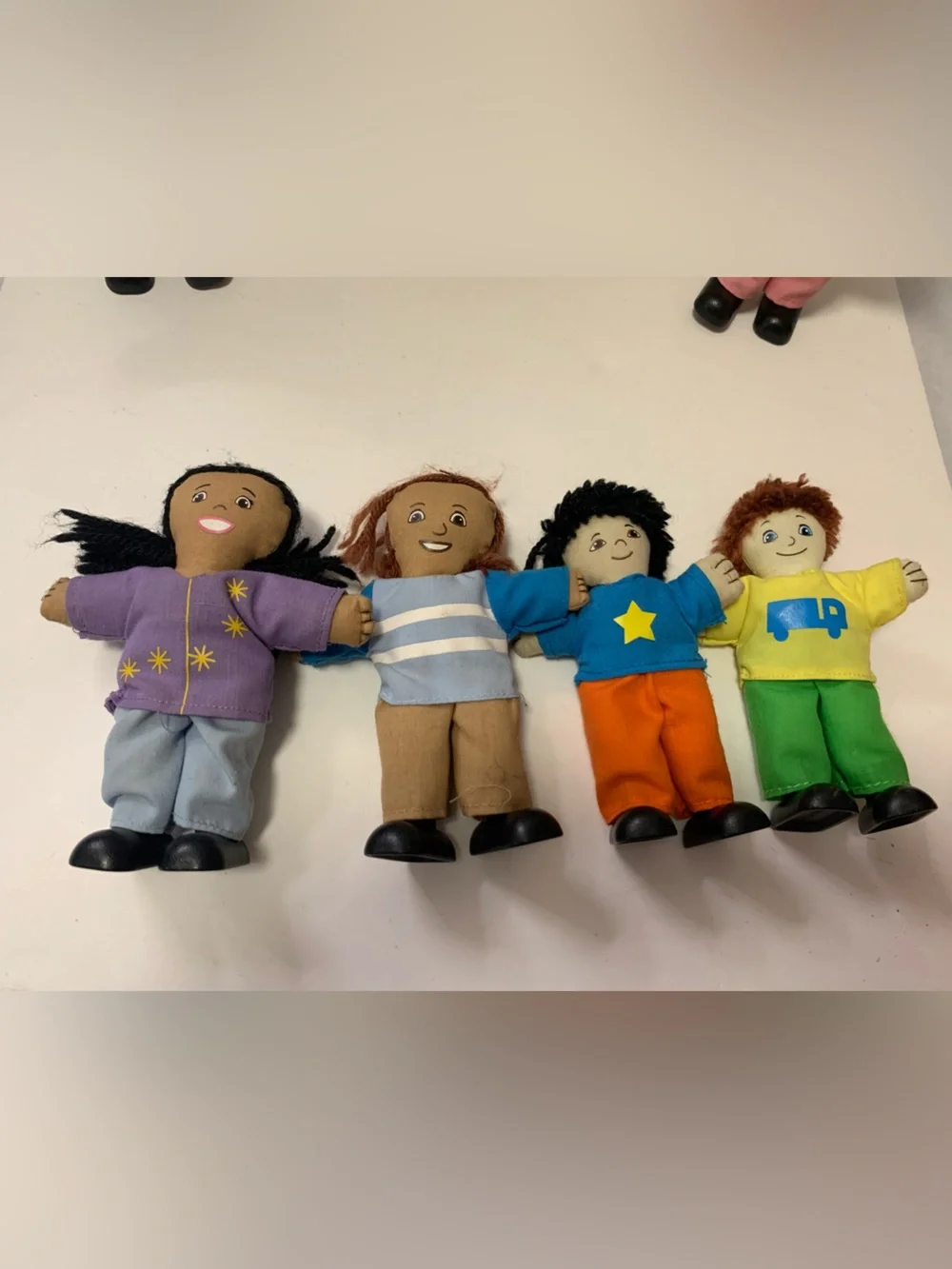Lakeshore Learning soft plush dollhouse figures